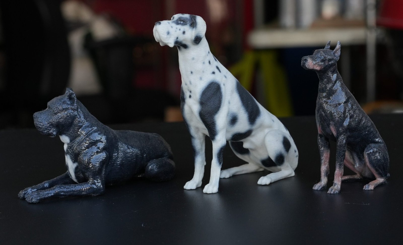 Custom dog statues